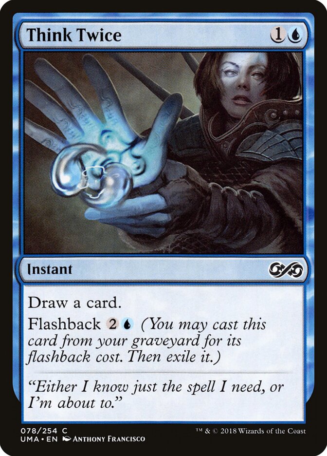 Pensar Duas Vezes / Think Twice - Magic: The Gathering - MoxLand