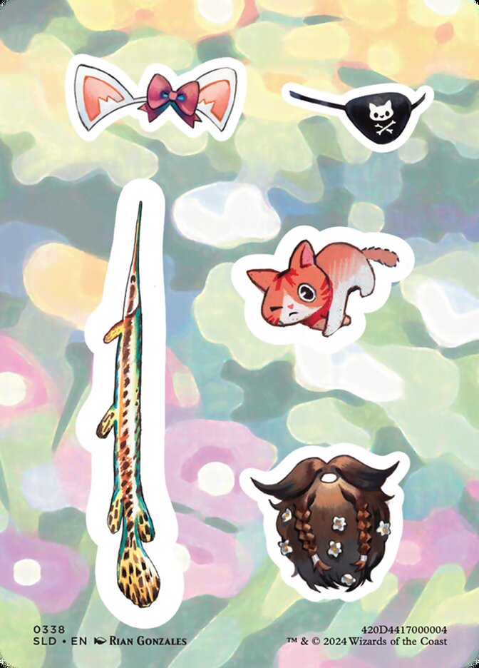 Sticker sheet - Magic: The Gathering - MoxLand