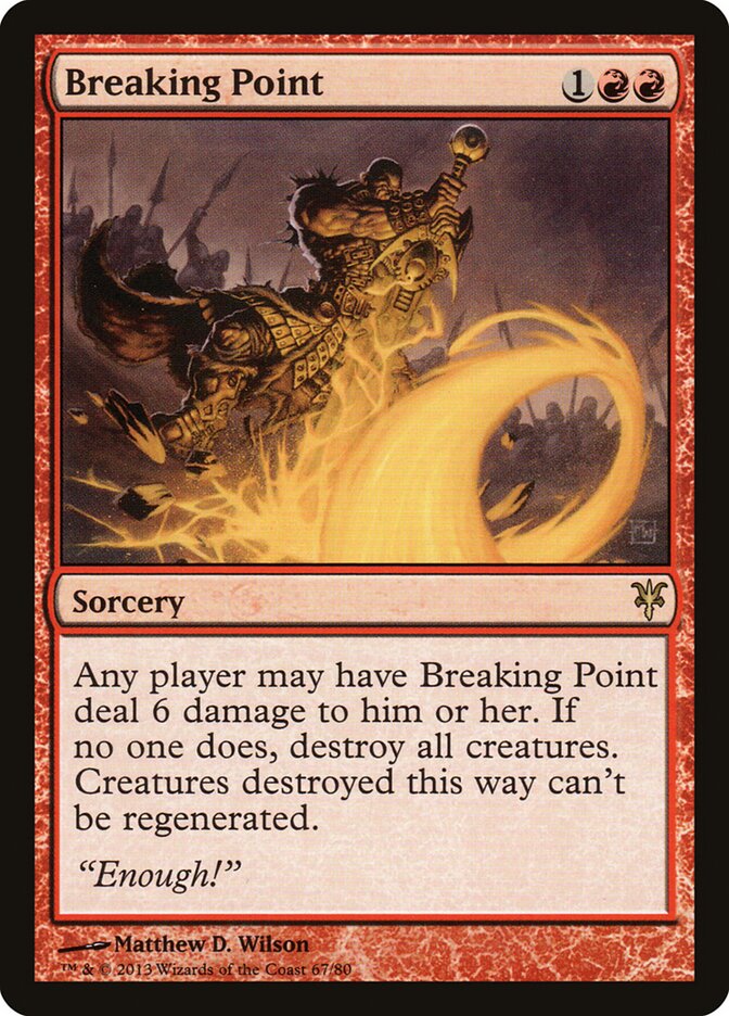 Ponto de Ruptura / Breaking Point - Magic: The Gathering - MoxLand