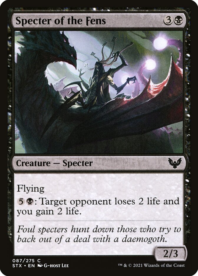 Espectro dos Brejos / Specter of the Fens - Magic: The Gathering - MoxLand