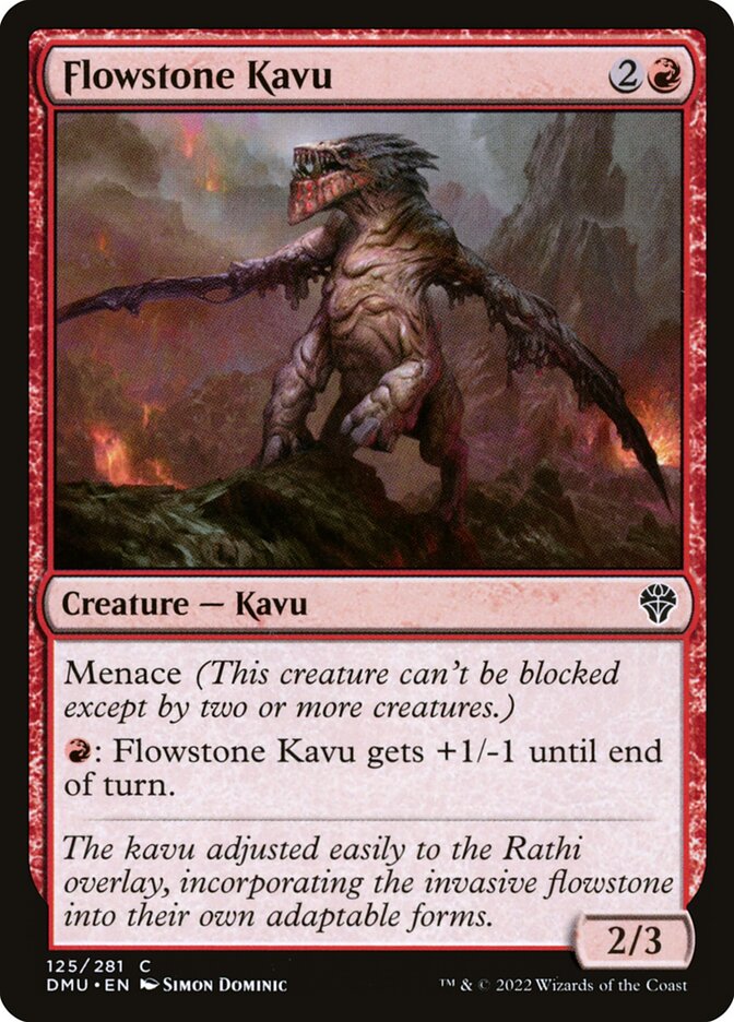 Kavu de Rochafluente / Flowstone Kavu - Magic: The Gathering - MoxLand