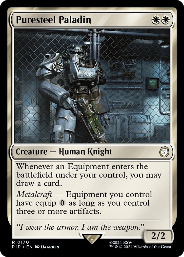 Paladino de Aço Puro / Puresteel Paladin - Magic: The Gathering - MoxLand