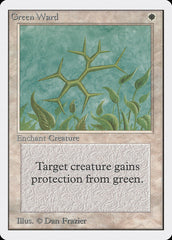 Defesa Verde / Green Ward - Magic: The Gathering - MoxLand
