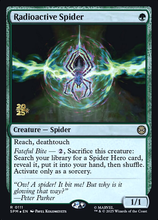 Radioactive Spider - Magic: The Gathering - MoxLand