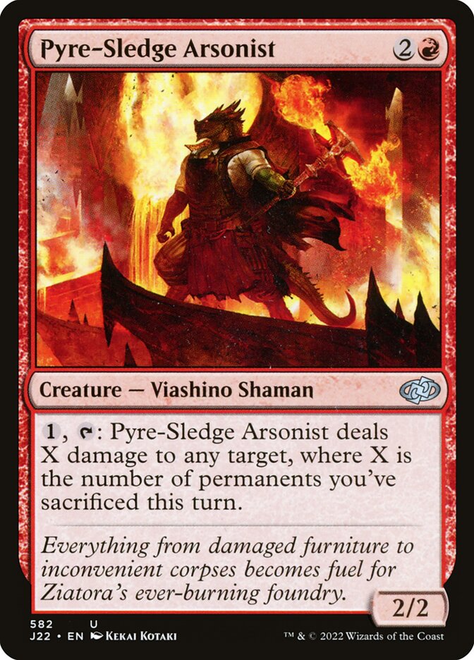 Incendiário da Piromarreta / Pyre-Sledge Arsonist - Magic: The Gathering - MoxLand