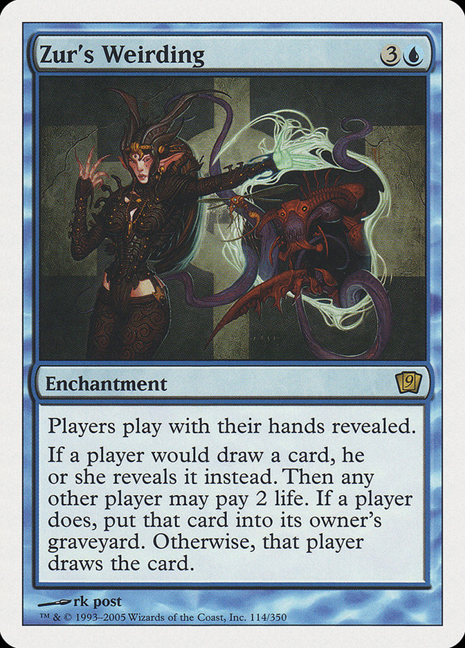 Fatalidade de Zur / Zur's Weirding - Magic: The Gathering - MoxLand