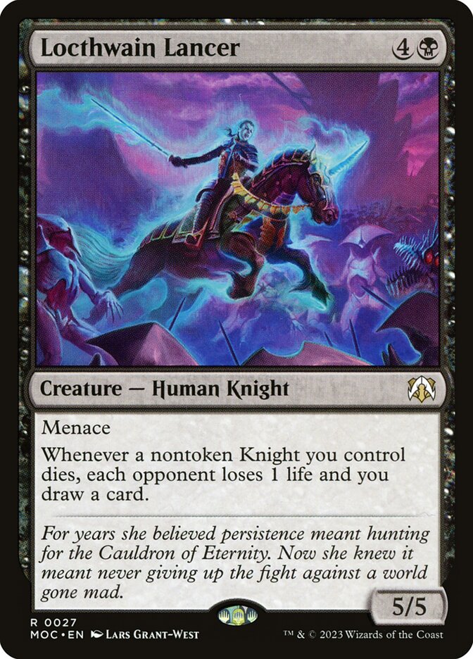 Lanceira de Locthwain / Locthwain Lancer - Magic: The Gathering - MoxLand