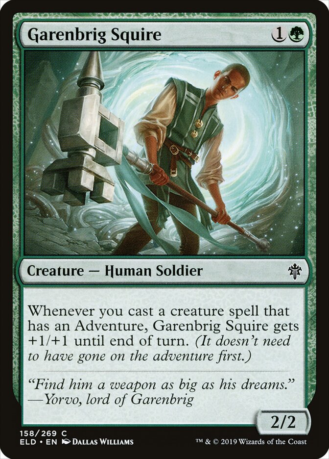 Escudeiro de Pontegaren / Garenbrig Squire - Magic: The Gathering - MoxLand