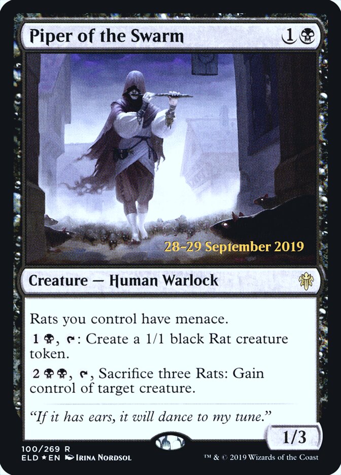 Flautista da Rataria / Piper of the Swarm - Magic: The Gathering - MoxLand