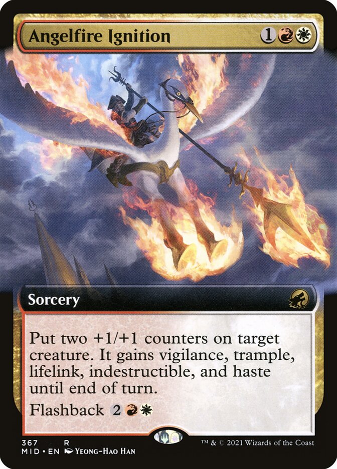 Ignição do Fogo Angélico / Angelfire Ignition - Magic: The Gathering - MoxLand