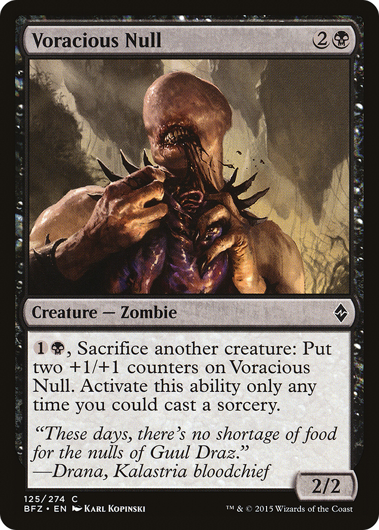 Nulo Voraz / Voracious Null - Magic: The Gathering - MoxLand