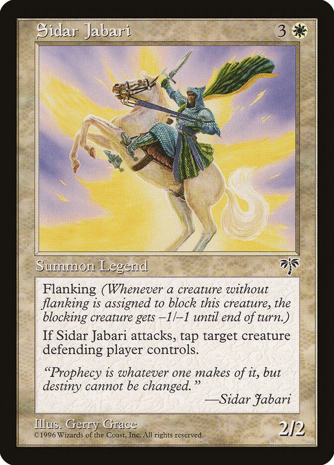 Sidar Jabari - Magic: The Gathering - MoxLand