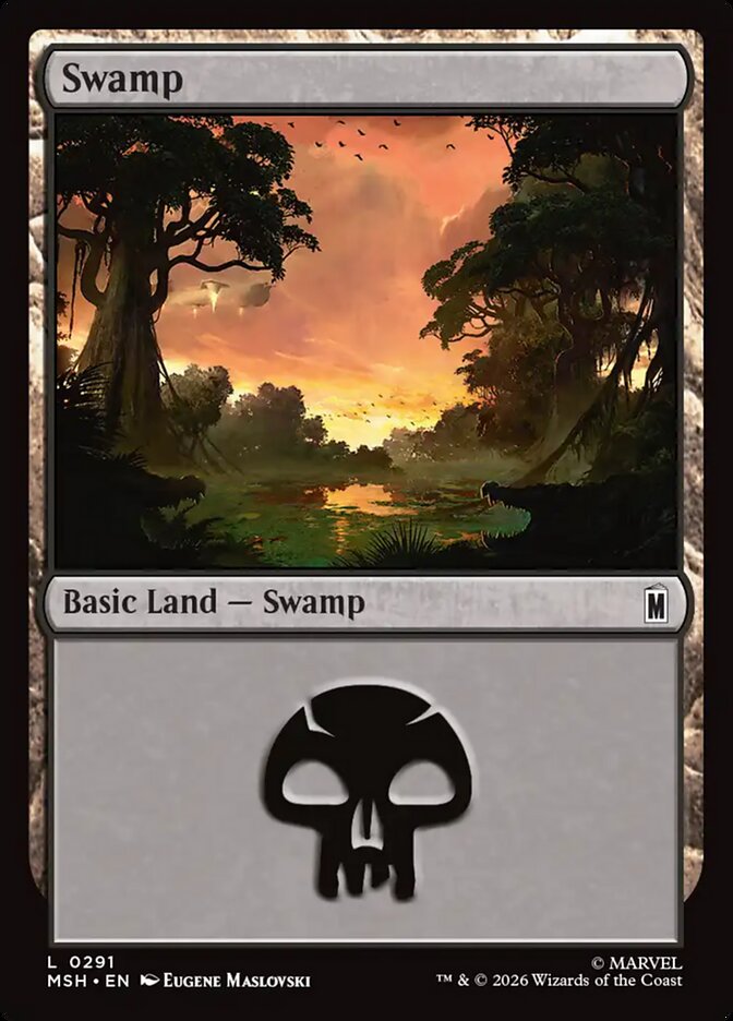 Pântano / Swamp - Magic: The Gathering - MoxLand