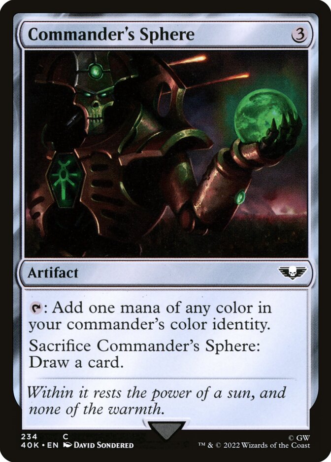 Esfera do Comandante / Commander's Sphere - Magic: The Gathering - MoxLand