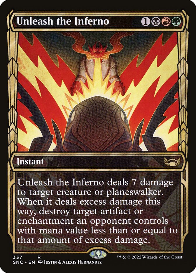 Soltar o Inferno / Unleash the Inferno - Magic: The Gathering - MoxLand