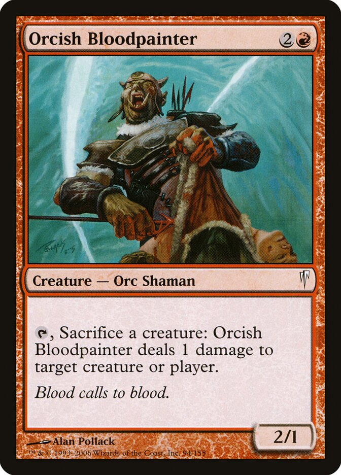 Pintor de Sangue Orc / Orcish Bloodpainter - Magic: The Gathering - MoxLand