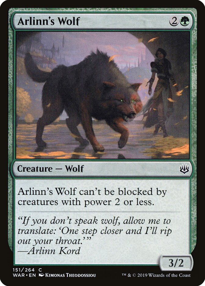 Lobo de Arlinn / Arlinn's Wolf - Magic: The Gathering - MoxLand
