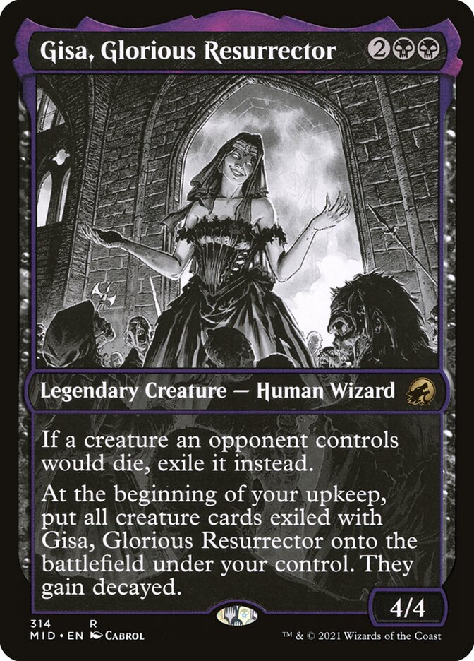 Gisa, Ressuscitadora Gloriosa / Gisa, Glorious Resurrector - Magic: The Gathering - MoxLand
