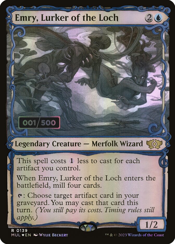 Emry, Espreitadora do Lago / Emry, Lurker of the Loch - Magic: The Gathering - MoxLand