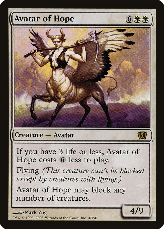 Avatar da Esperança / Avatar of Hope - Magic: The Gathering - MoxLand