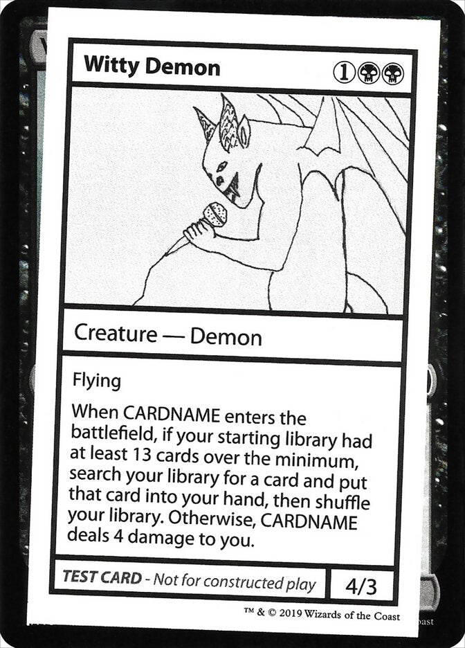 Witty Demon - Magic: The Gathering - MoxLand