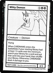 Witty Demon - Magic: The Gathering - MoxLand