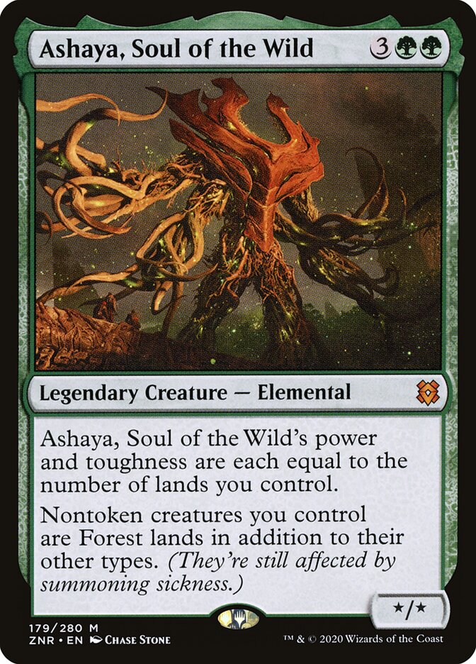 Ashaya, Alma da Natureza / Ashaya, Soul of the Wild - Magic: The Gathering - MoxLand