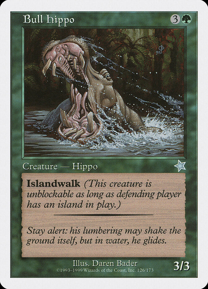 Hipopótamo Macho / Bull Hippo - Magic: The Gathering - MoxLand