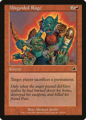 Raiva Mal Orientada / Misguided Rage - Magic: The Gathering - MoxLand