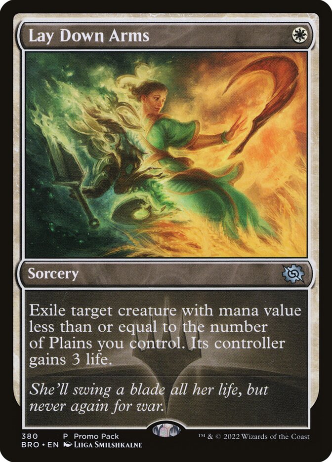 Depor as Armas / Lay Down Arms - Magic: The Gathering - MoxLand