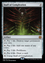 Cajado da Completação / Staff of Compleation - Magic: The Gathering - MoxLand