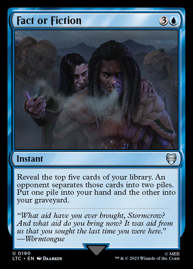 Fato ou Ficção / Fact or Fiction - Magic: The Gathering - MoxLand
