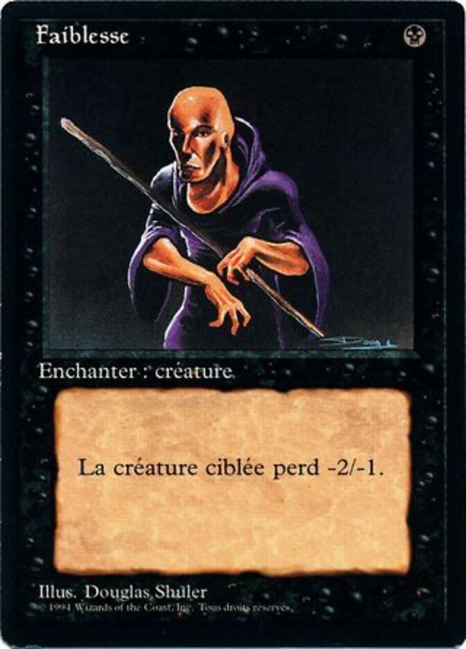 Fraqueza / Weakness - Magic: The Gathering - MoxLand