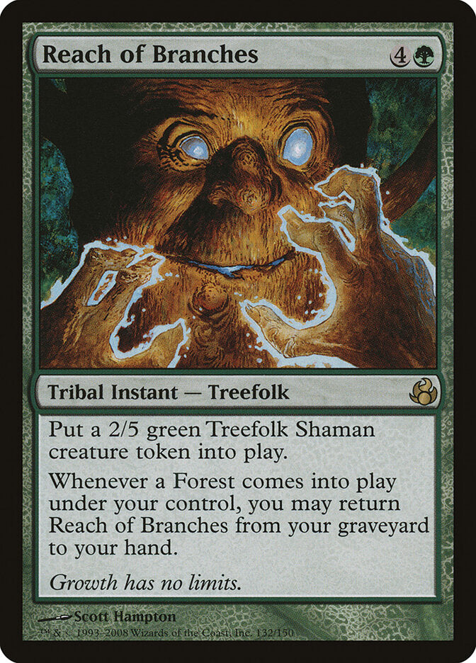 Alcance dos Galhos / Reach of Branches - Magic: The Gathering - MoxLand