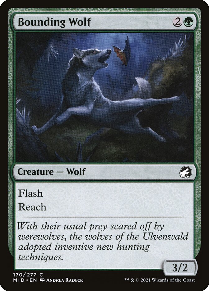 Lobo Saltador / Bounding Wolf - Magic: The Gathering - MoxLand