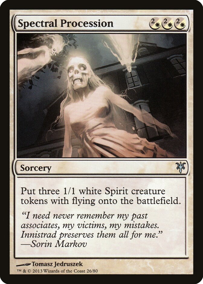 Procissão Espectral / Spectral Procession - Magic: The Gathering - MoxLand