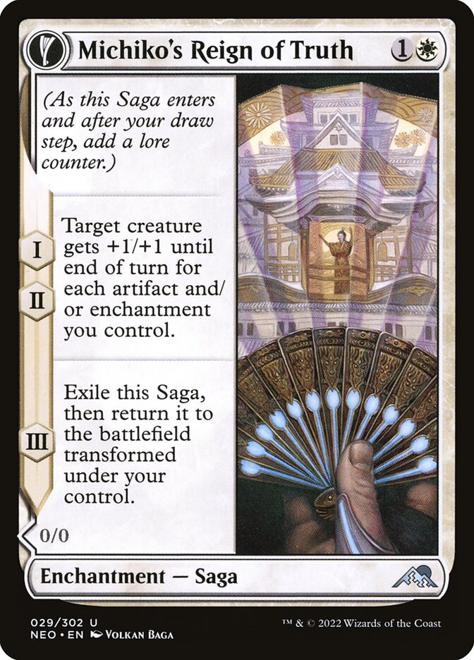 Reino da Verdade de Michiko / Michiko's Reign of Truth - Magic: The Gathering - MoxLand