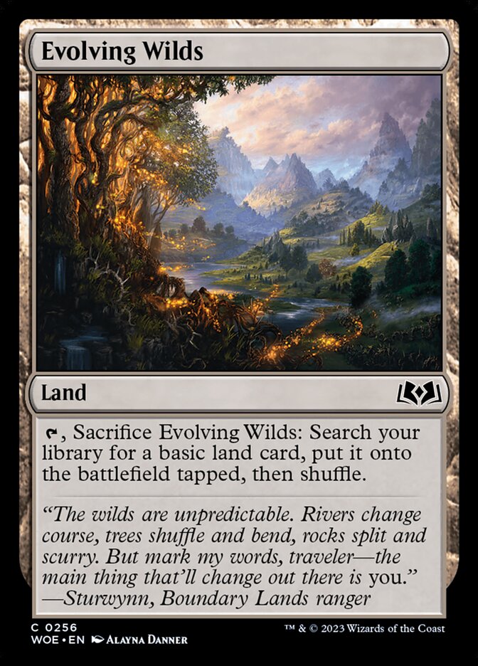 Terras em Desenvolvimento / Evolving Wilds - Magic: The Gathering - MoxLand