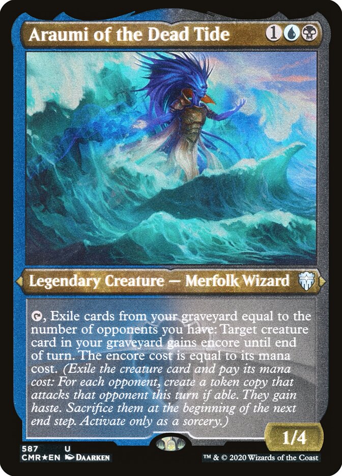 Araumi da Maré Morta / Araumi of the Dead Tide - Magic: The Gathering - MoxLand