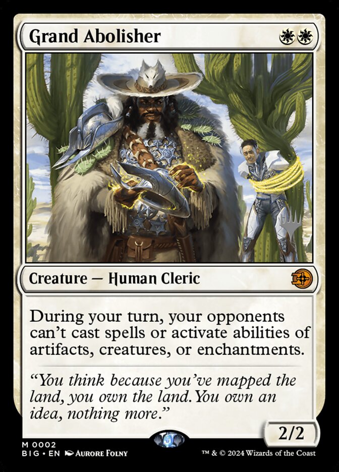 Abolidor-mor / Grand Abolisher - Magic: The Gathering - MoxLand