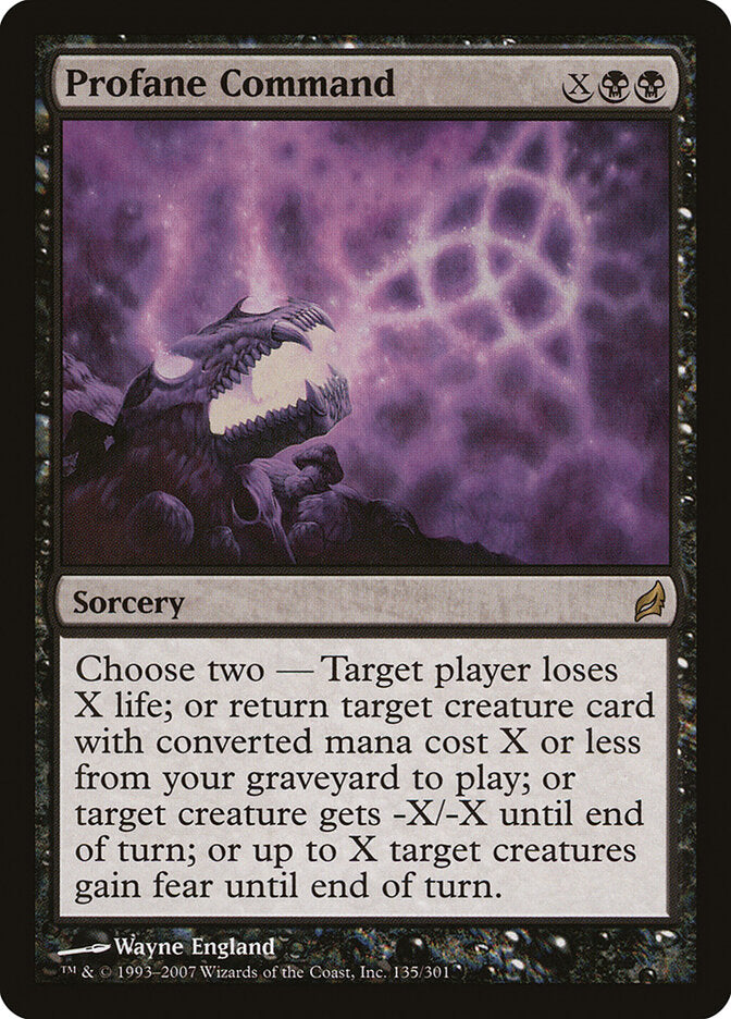 Comando Profano / Profane Command - Magic: The Gathering - MoxLand