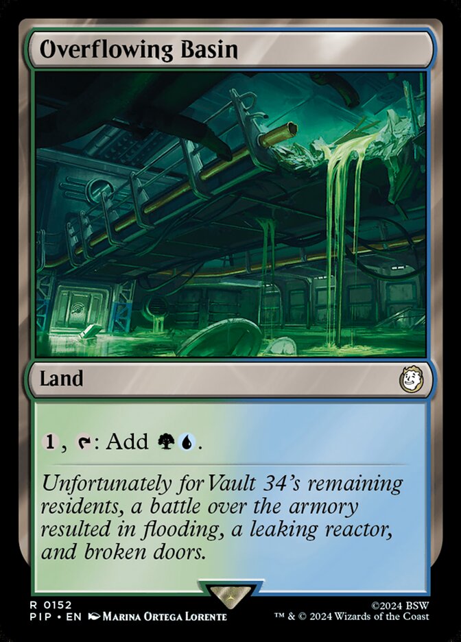 Overflowing Basin - Magic: The Gathering - MoxLand