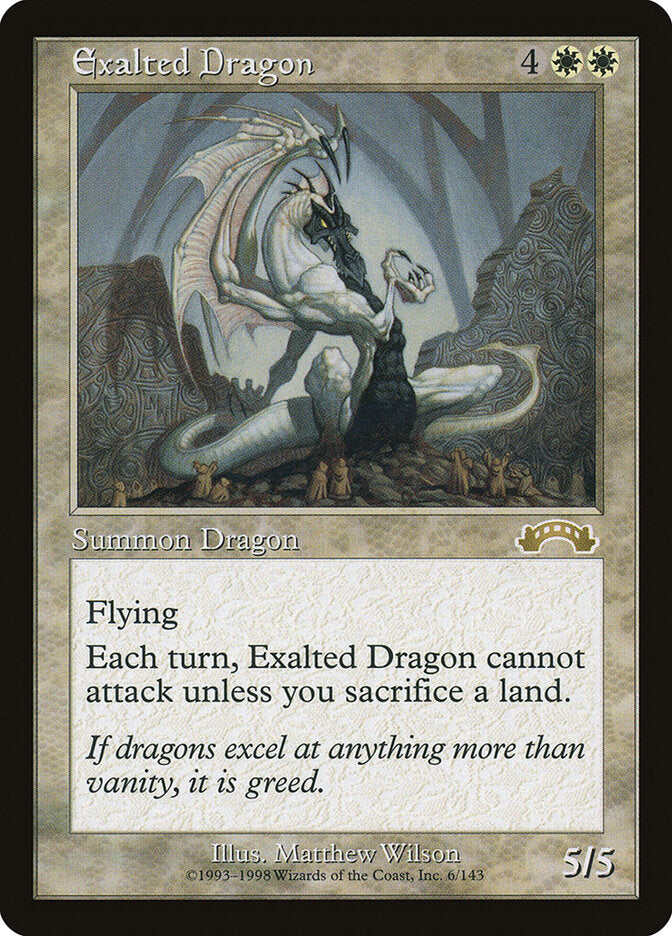 Dragão Exaltado / Exalted Dragon - Magic: The Gathering - MoxLand