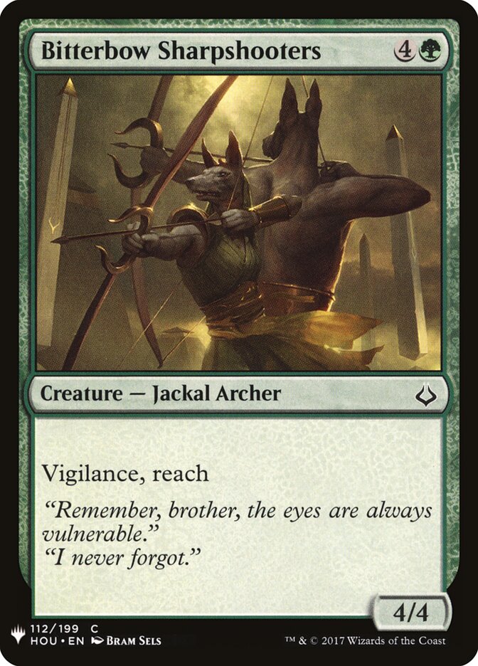 Atiradores do Arcoamargo / Bitterbow Sharpshooters - Magic: The Gathering - MoxLand