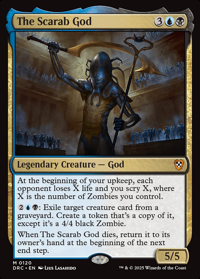 O Deus Escaravelho / The Scarab God - Magic: The Gathering - MoxLand
