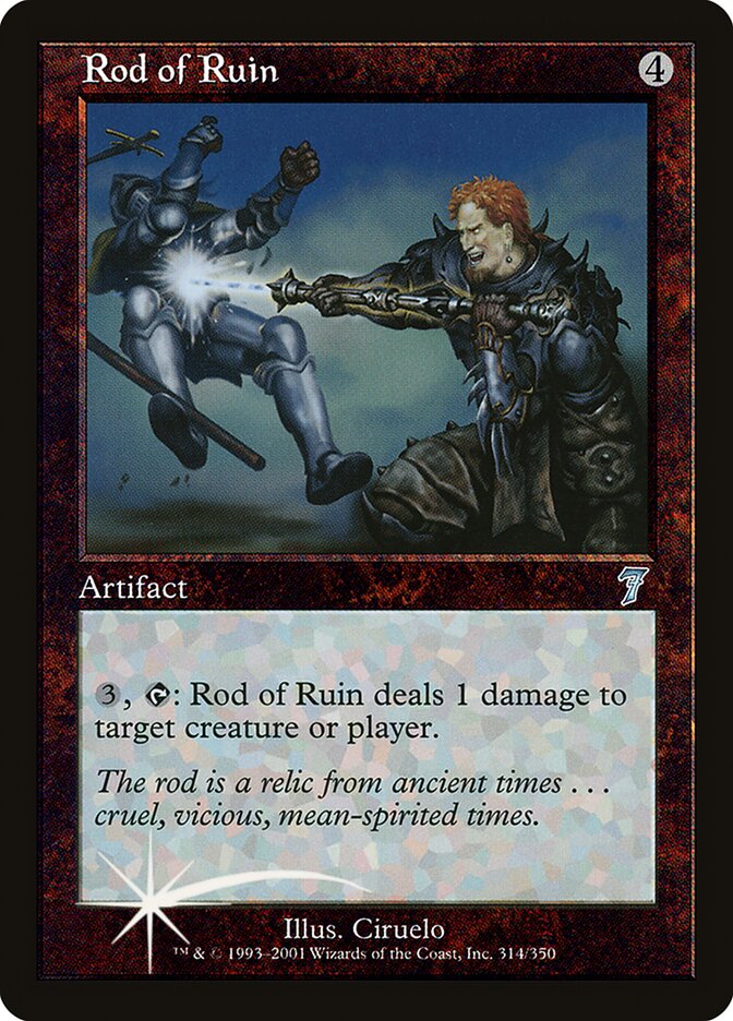 Bastão da Ruína / Rod of Ruin - Magic: The Gathering - MoxLand