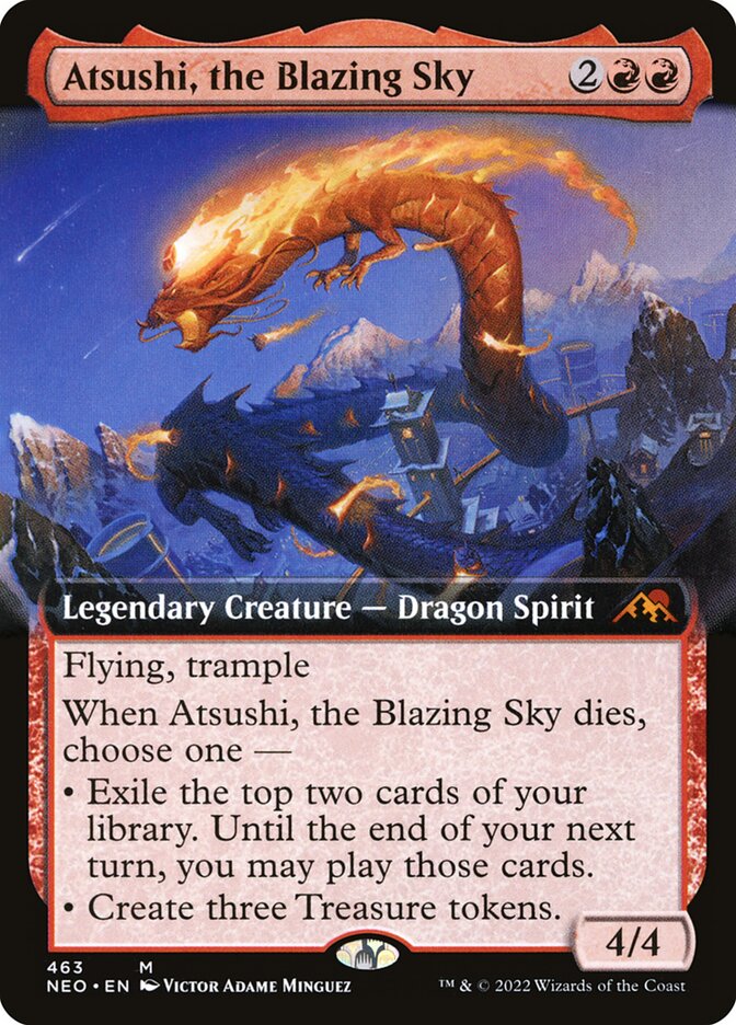Atsushi, o Céu Flamejante / Atsushi, the Blazing Sky - Magic: The Gathering - MoxLand