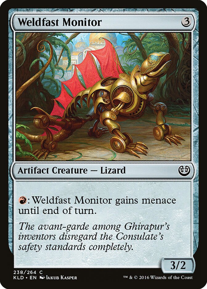 Sáurio de Soldafirme / Weldfast Monitor - Magic: The Gathering - MoxLand