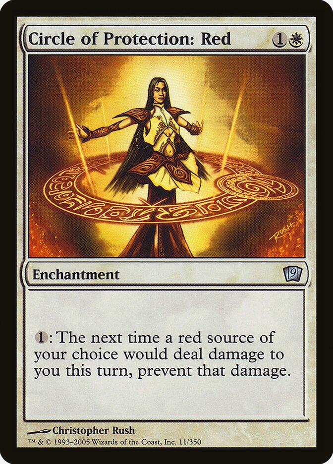 Círculo de Proteção: Vermelho / Circle of Protection: Red - Magic: The Gathering - MoxLand