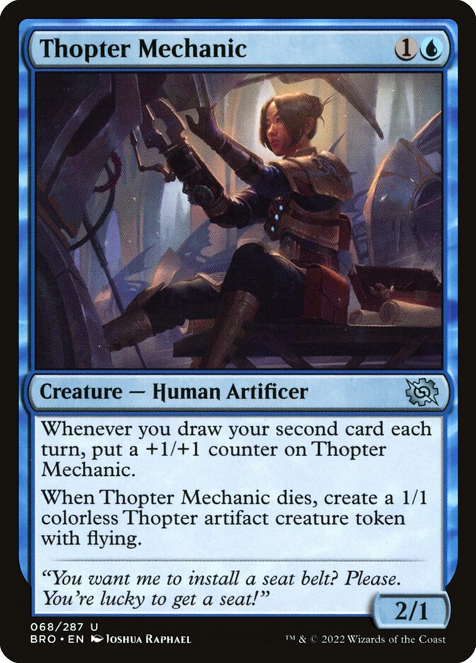 Mecânica de Tópteros / Thopter Mechanic - Magic: The Gathering - MoxLand